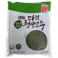 HB플러스 황보마을 국내가공 냉동 다진 청양고추 1Kg 이강산닷컴, 1개