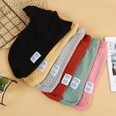 레오글리 강아지 데일리 가을 겨울 니트 티셔츠, 1개, 옐로우
