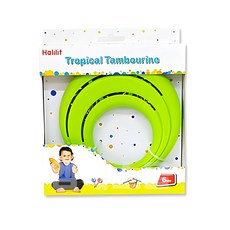 할릴릿 트로피칼 탬버린 1개 색상선택 악기놀이, 옐로우