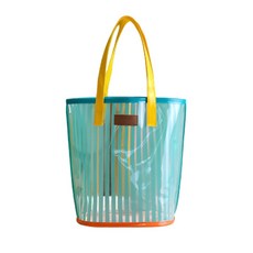 유루카 물빠지는 목욕가방 PVC 수영가방, [Green]그린