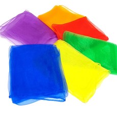 스카로 JSC-6060 저글링 스카프 6색세트 어린이 유소년 스포츠 학교 체육 해변, 본상품선택, 1개