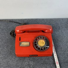 옛날 다이얼 전화기 유선 회전식 엔틱 소품 벨 전화 레트로 복고풍 구형, F. A 다이얼 전화기