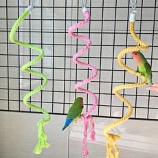 앵무새 놀이터 와이어 로프 횟대 1m, 상세페이지 참조, 상세페이지 참조