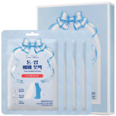 러브에델리스 톤업베베 풋케어 마스크팩, 4매, 1개, 16g
