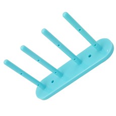 나사산 보빈 보관 랙 3층 4층 5층 보빈 보관 스탠드, 1개, 4 Blue