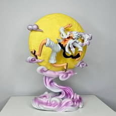 海賊王手辦 小號奔月尼卡路飛 可發光 動漫手辦雕像模型擺件, 1個, 小號奔月尼卡路飛【16cm】可發光