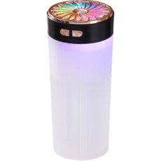 휴대용 미니 차량용 무드등 가습기, 단일, 단일