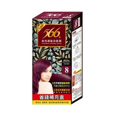 【566】美色護髮染髮霜 (省錢補充盒) 染髮劑 DIY染髮, 1個, 8號 葡萄酒紅(補充盒)