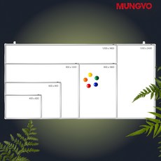 알루미늄테두리 단면 자석화이트보드 50x70cm