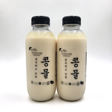 국산 진한 콩물 콩국 무첨가 콩국물 100%, 900ml, 3개
