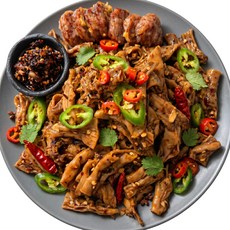 마라 야두 오리위 냉채 300g 쫄깃한 오리내장 무침 냉장 국내생산, 1개