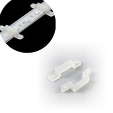 LED바 LED 네온 줄조명 스트립 고정 홀더 반도 밴드, A 8MM, 1개