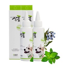 작품 강아지 고양이 귀 세정제, 2개, 120ml