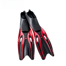 숏핀 오리발 전문 성인용 신축성 TPR 미끄럼 방지 수영 다이빙 고무 스노클링 수상 스포츠 비치 슈즈, 6)red - XL 45-46