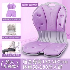 久坐護腰坐墊寶媽坐月子哺乳椅子床上椅子一體加大美臀座墊 護腰座椅椅子護腰腰靠坐墊產後椅子坐墊, BIG蝴蝶紫色【適用90.0kg以下4, 1個
