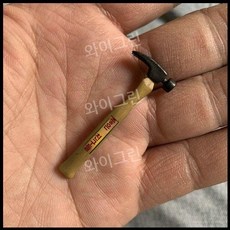 리얼 벌크업 인치 군용 플라스틱 모델 칼 해머 무기 장식 장난감, D, 1개