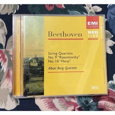 EMI Classics 貝多芬 紅線系列：弦樂四重奏No.9 /拉蘇莫夫斯基/ No.10 /豎琴/ 由阿班貝格弦樂四重奏演奏 CD