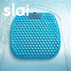 여름 사무실 의자 냉겔 방석 차량용 아이스 냉감 쿠션 부드러운 착석 패드, 블루