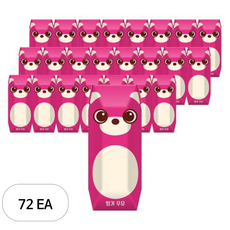 파스퇴르 꼬미루미 딸기 우유, 125ml, 144개