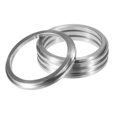 XAUTOHAUX 4 개 세트 OD 67.1mm ~ 알루미늄 합금 자동차 허브 센트릭 링 휠 보어 센터 스페이서, 27 내경 82mm 외경 66.6mm