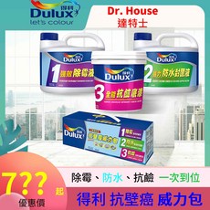 【Dr. house達特士-歐樂克修繕家】威力包 得利 抗壁癌 修繕組 含稅 再送3吋毛刷與砂紙, 1組
