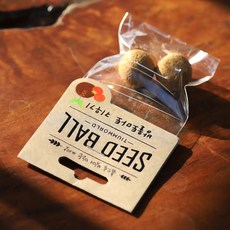 슬로시 허브 방울토마토 해바라기 씨드볼 깃발 씨앗 심기 식물 키우기, 씨드볼(방울토마토)