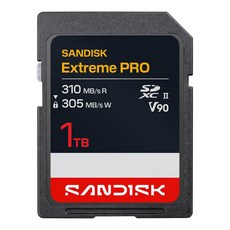 SANDISK 新版 Extreme PRO 1T UHS-II U3 V90 SDXC 高速 記憶卡 大卡 代理商保固 公司貨, 1個, 1TB