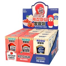 케찹마요 말랑이 12개(박스) 스퀴시 주물럭 말랑모찌 스트레스해소, 3000냥냥말랑이 12개(박스)