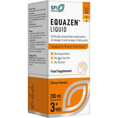 EQUAZEN 에쿠아젠 액상 오메가3 6 DHA EPA 200ml 시트러스, 1개