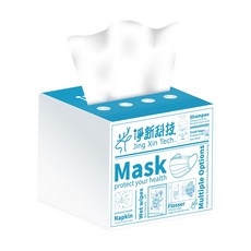 淨新科技 柔拭紙巾 抽取式面紙, 1個, 【300抽】淨新 柔拭紙巾, 300抽