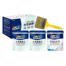 Dulux 得利 水性磁磚漆 浴室廚房陽台適用, 焦糖棕, 1套, 3L