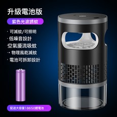 滅蚊燈 物理吸入式誘蚊捕蚊器 靜音設計 戶外露營USB小夜燈, 充電款:1個