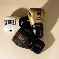 복싱 글러브 인체공학 훈련용 무에타이 권투 글러브 샌드백 격투기 보호 폴리에스테르 트레이닝 연습용, 골드-14온스