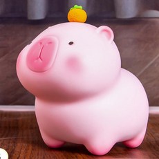 귀여운 돼지 모양 대형 어린이 저금통, 1개, 핑크 A 대형
