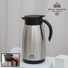 로얄그래프톤 보온보냉포트 1L-실버, 1L, 1개