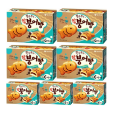 오리온 쫀득쫀득 참붕어빵, 174g, 7개