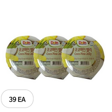 돌 코코파인 컵젤리 1개입, 200g, 39개