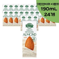 동원 식물성음료 그린덴마크 아몬드 190mL x24개 단백, 24개