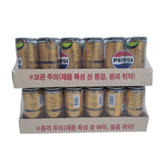 펩시 제로 슈거, 210ml, 60개