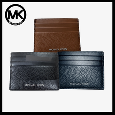 마이클코어스 쿠퍼 페블 레더 남성 카드 지갑 2종