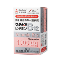 人生製藥 渡邊維他命B12 膜衣錠, 1個, 60顆