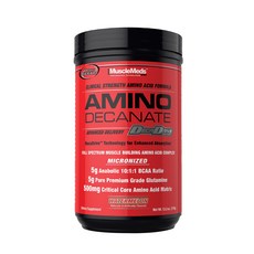 Muscle Meds BCAA支鏈氨基酸粉, 西瓜, 1個, 378克