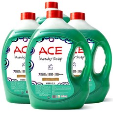 에이스 고농축 액체세탁세제 일반드럼겸용 2.5L, 4개 4개