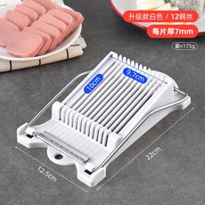 노란색 치즈 스테인리스 버터 스팸 하얀색 커팅기 스테인레스, 12선 화이트