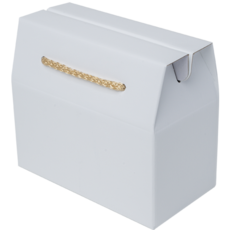 주호팩 끈손잡이 다용도 선물상자 21-2 (200x105x110), 화이트, 100개