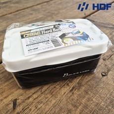 해동 케미 하드 미끼통 케미 장착가능 야간 미끼통 HA-2555, 1개, 블랙화이트