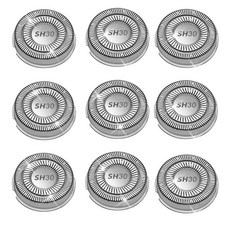 SH30 필립스 면도기 교체용 면도날 호환 3000 2000 1000 S738 S738 시리즈, 9개