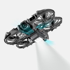 충전식 LED 랜딩 기어 플래시 라이트 포함 빠른 분리 접이식 보호 키트 DJI NEO 2 드론 액세서리