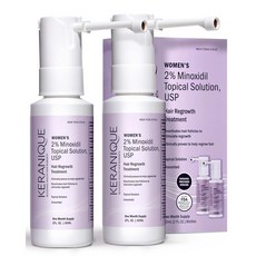 Keranique 케라니크 여성 헤어 트리트먼트 미국 직배송 60ml 2개