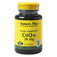 Nature's Plus CoQ 10 30 毫克軟膠囊不含麩質, 60入, 1個